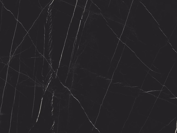 Porcelain countertop, marble look, black